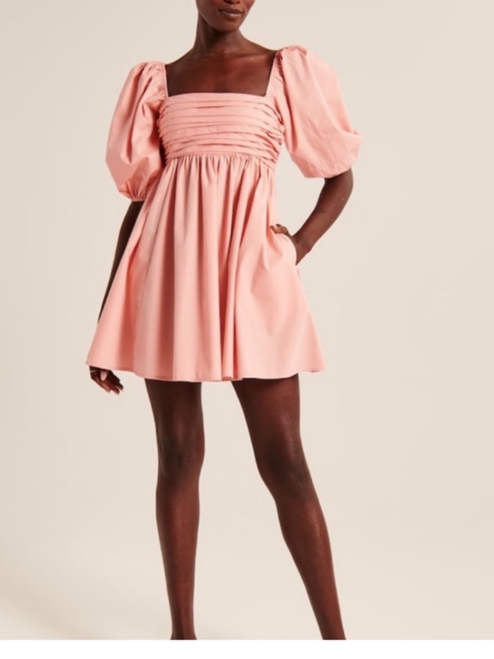 Abercrombie Emerson Puff Sleeve Dress